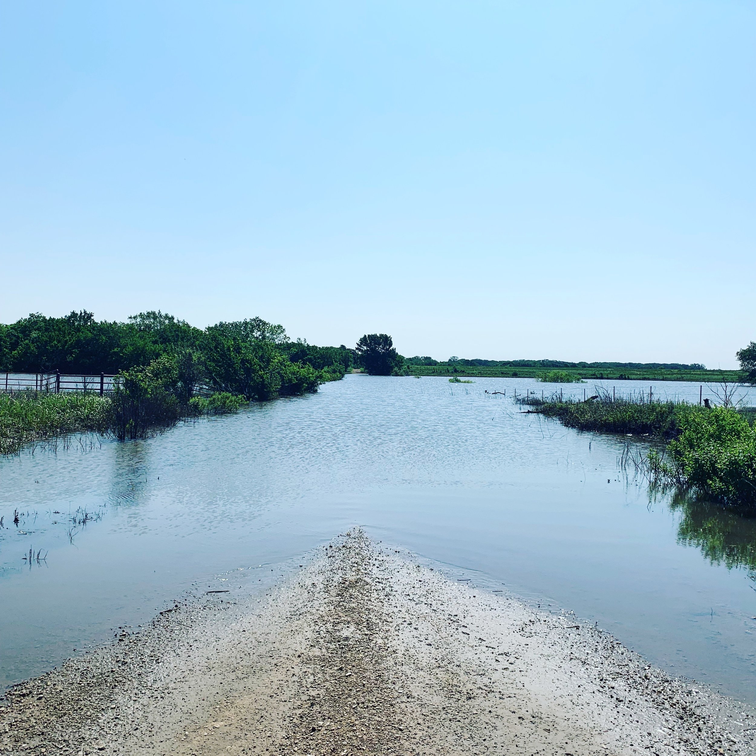 Route south of Neal, KS during preride