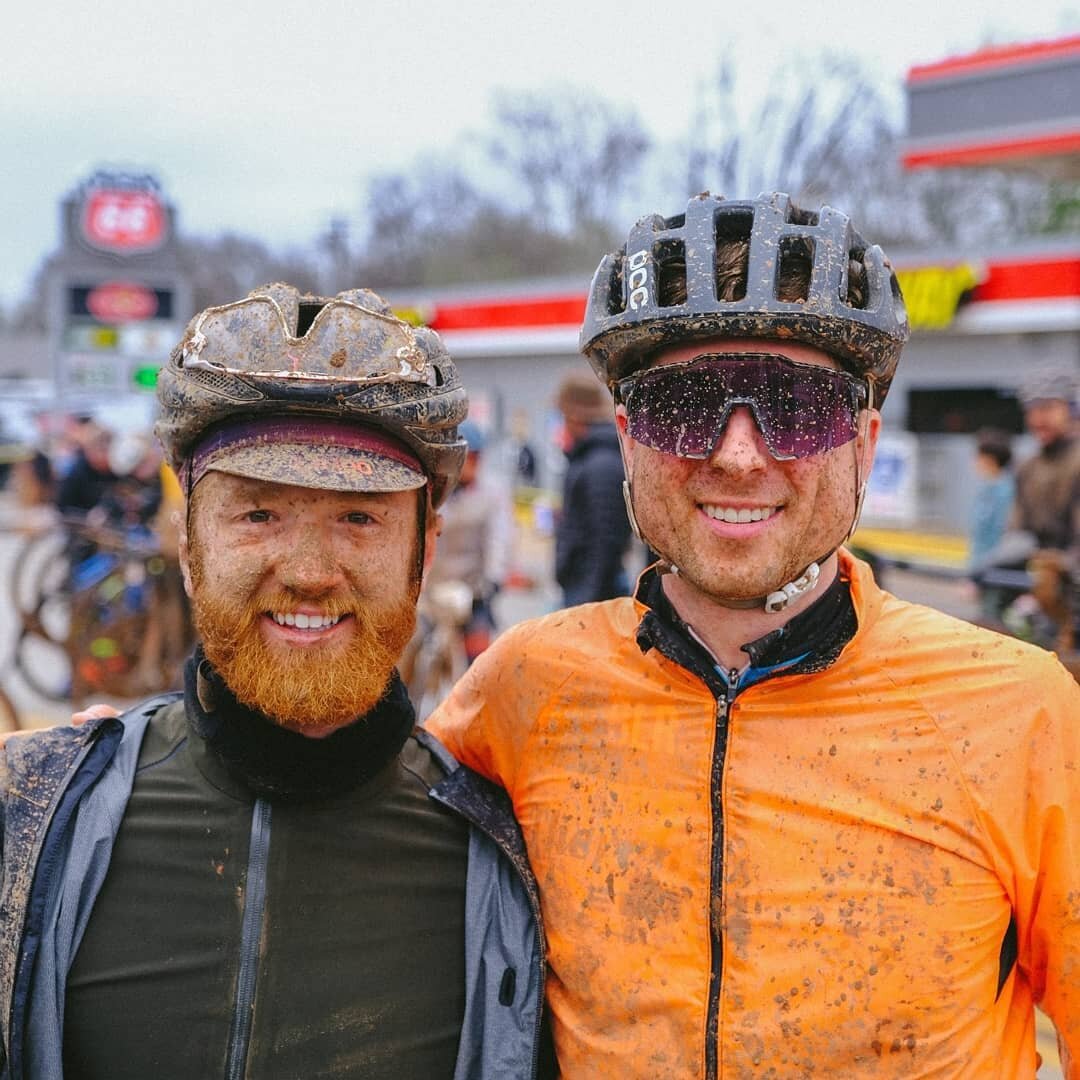 Tesi and I at the halfway point in Perkins